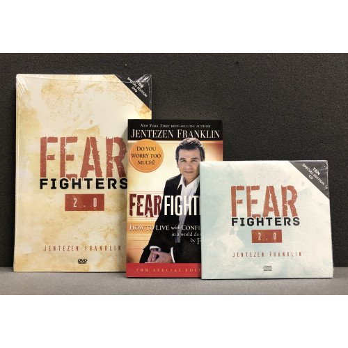 Fear Fighters by Jentezen Franklin – Comprehensive Book and Media Set for Overcoming Fear and Anxiety