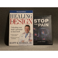 Healing by Design by Dr. Scott Hannen – Book and Stop the Pain DVD Wellness Collection