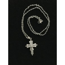 CRYSTAL CROSS NECKLACE CRYSTAL CROSS NECKLACE