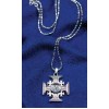 THE JERUSALEM CROSS NECKLACE - 5 CROSSES IN 1