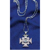 THE JERUSALEM CROSS NECKLACE - 5 CROSSES IN 1