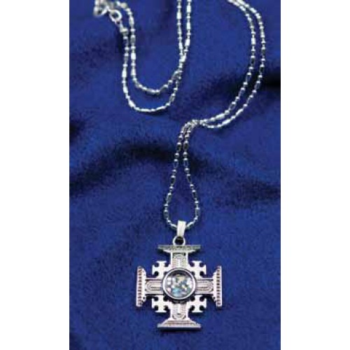 THE JERUSALEM CROSS NECKLACE - 5 CROSSES IN 1