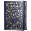 ESV Illuminated Bible Art Journaling Edition in Blue Cloth with Gold Illustrations and Slipcase