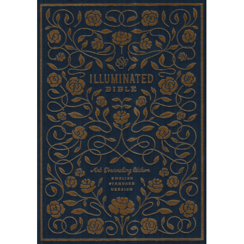 ILLUMINATED BIBLE (ESV) - ART JOURNALING EDITION BLUE WITH SLIP CASE